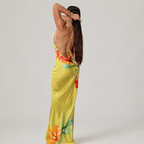 Camélia - ROBE ÉLÉGANTE IMPRIMÉ FLORAL
